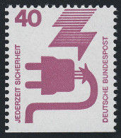 699D Unfallverhütung 40 Pf Unten Ungezähnt, ** Postfrisch - Unused Stamps