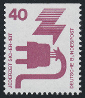 699C Unfallverhütung 40 Pf Oben Ungezähnt, ** Postfrisch - Unused Stamps