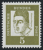 347x (ohne Fluo) Bedeutende Deutsche 5 Pf Albertus Magnus ** - Unused Stamps