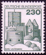 999 Burgen Und Schlösser 230 Pf Lichtenberg, NEUE Fluoreszenz, Postfrisch ** - Unused Stamps