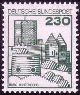 999 Burgen Und Schlösser 230 Pf Lichtenberg, ALTE Fluoreszenz, Postfrisch ** - Neufs