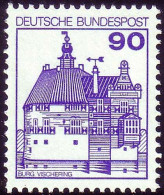 997 Burgen Und Schlösser  90 Pf Vischering, ALTE Fluoreszenz, Postfrisch ** - Neufs