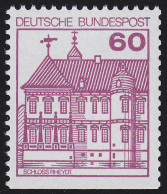1028D Burgen Und Schlösser 60 Pf Rheydt, Alte Fluoreszenz ** - Nuevos