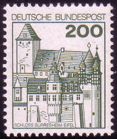 920 Burgen Und Schlösser 200 Pf Bürresheim, ALTE Fluoreszenz, Postfrisch ** - Unused Stamps