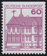 1028C Burgen Und Schlösser 60 Pf Rheydt, Neue Fluoreszenz ** - Neufs