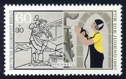781 Jugend Steinmetz 60+30 Pf ** - Unused Stamps