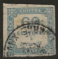 France  .  Y&T   .   Taxe  9  (2 Scans)    .    O  .     Oblitéré - 1859-1959 Gebraucht