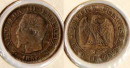 Frankreich France 5 Centimes 1856 W - Napoleon III.  (r783 - Autres & Non Classés