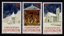 Liechtenstein Weihnachten 1992 Mi.1050-52 ** Unter Postpreis    (c052 - Autres & Non Classés