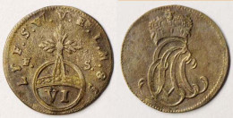 Sachsen-Weimar-Eisenach 6 Pfennig 1758 Altdeutschland OLD German States (n598 - Small Coins & Other Subdivisions