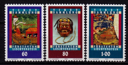 Liechtenstein Tibet-Sammlung 1993 Mi 1061-63 ** Unter Postpreis  (c058 - Other & Unclassified