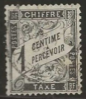 France  .  Y&T   .   Taxe  10      .    O  .     Oblitéré - 1859-1959 Afgestempeld