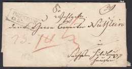 Umschlag Sachsen Dresden R2 1826 Mit Taxierungen   (25852 - Autres & Non Classés