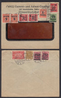 Infla R-Brief 4.10.1923 Von Pahlsche Düsseldorf Frankatur 800-tausend    (26055 - Lettres & Documents