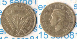 Südafrika - South Africa 3 Pence Münze 1945 Georg VI. 1936-1952  (p488 - Andere - Afrika