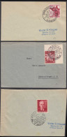 3 Stück Verschiedene Umschläge Mit SST 3.Reich WW2 1943/44     (26006 - Storia Postale