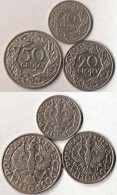 Polen - Poland 10, 20, 50 Groszy Münzen 1923 Kursmünzen   (p506 - Polen