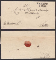 Ca.1820-30 PYRITZ L2 Alter UMSCHLAG Nach STETTIN   (32128 - Other & Unclassified