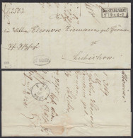 1864 PR: STARGARDT R2 Westpreussen Brief Mit Inhalt + Briefträger Stempel (32130 - Other & Unclassified