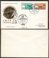 Fußball-WM In Deutschland 1974 FDC ESSt Frankfurt   (32734 - Other & Unclassified