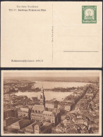 D. Reich 1934 Reichswinterhilfe-Lotterie Ganzsache 114 Hamburger Rathaus  (32727 - Briefe U. Dokumente
