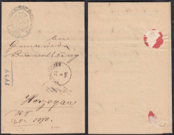 1850 Bayern WALDMÜNCHEN Brief Mit Inhalt Nach HERZOGAU    (32730 - Andere & Zonder Classificatie