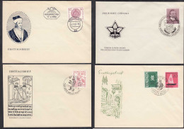 DDR 4 Stück FDC  Briefe Aus 1956-1958 Bitte Ansehen   (32736 - Autres & Non Classés