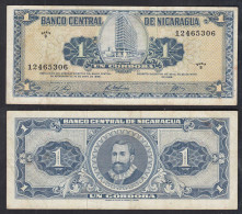 Nikaragua - Nicaragua 1 Cordobas Pick 115a 1968 VF (3)     (32787 - Altri – America