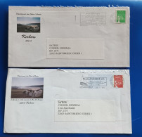 Kerbors 22610 - Mairie - Oblitération De 2004 & 2005 (lot De 4 Enveloppes) - 1961-....