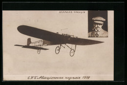 AK St. Petersburg, Flugtag 1910, Flieger Morane  - Russland