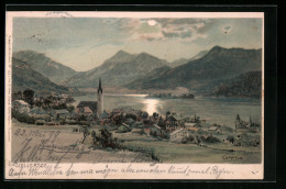 Künstler-AK Edward Theodore Compton: Schliersee, Totalansicht Der Gemeinde  - Compton, E.T.