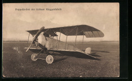 Foto-AK Sanke Nr.: Doppeldecker-Flugzeug Der Gothaer Waggonfabrik  - 1914-1918: 1st War