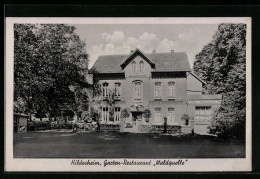 AK Hildesheim, Garten-Restaurant Waldquelle  - Hildesheim