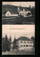 AK Wasserburg A. Inn, Realschule, Pensionat St. Achaz  - Wasserburg A. Inn