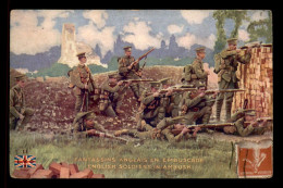 GUERRE 14/18 - ILLUSTRATEURS - FANTASSINS ANGLAIS EN EMBUSCADE - War 1914-18