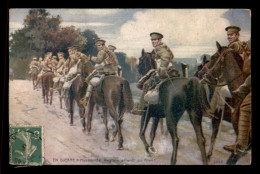 GUERRE 14/18 - ILLUSTRATEURS - HUSSARDS ANGLAIS ALLANT AU FRONT - War 1914-18