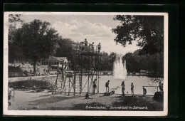 AK Crimmitschau, Sommerbad Im Sahnpark  - Crimmitschau