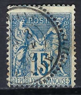 FRANCE Classique, B Obl. CAD Perlés: Localité ? (Manche) Sur Y&T 90 - 1876-1898 Sage (Tipo II)