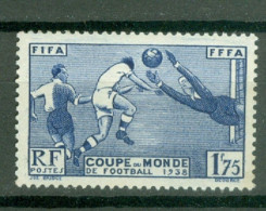 France  Yv 396  * * TB Sport Football - Neufs