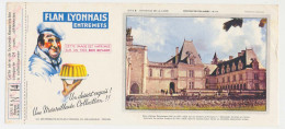 Buvard 23.1 X 10.4 FLAN LYONNAIS Série B N° 14 Châteaux De La Loire Château De Villandry - Dulces & Biscochos