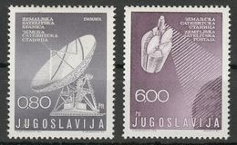 Yugoslavia 1974 Satellite Communications Station Ivanjica Space Science, Set MNH - Sonstige & Ohne Zuordnung