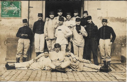 Carte Photo. Militaires - Characters