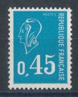 1663** Marianne De Becquet 45c Bleu - Nuevos