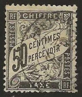 France  .  Y&T   .   Taxe  20  (2 Scans)    .    O  .     Oblitéré - 1859-1959 Oblitérés