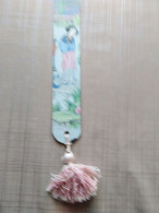 Marque-Pages  -  Book Mark    Avec Pompon Rose      CHINOISE - Bookmarks