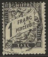 France  .  Y&T   .   Taxe  22  (2 Scans)    .    O  .     Oblitéré - 1859-1959 Usados