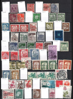 Allemagne RFA Ensemble De 100 Timbres Différents Oblitérés - Other & Unclassified