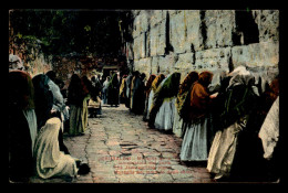 JUDAISME - JERUSALEM - MURAILLE DE LA LAMENTATION DES JUIFS - Jewish