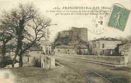69 - Francheville Le Bas - Le Pont Neuf Et Les Ruines Du Château - CPA - Voir Scans Recto-Verso - Autres & Non Classés