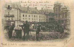 62 - Arras - La Place De La Vacquerie Un Samedi Vers 2 Heures - Cheval Attelé - Animé - Ecrite En 1903 - Coin Supérieur  - Arras